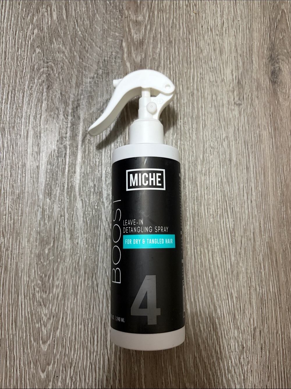 Miche Boost 4 Leave-In Detangling Spray for Dry & Tangled Hair NWT